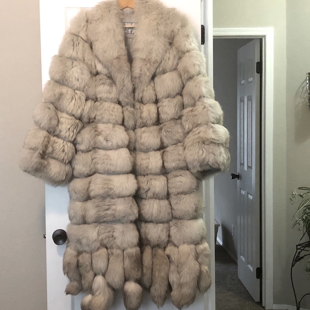 Genuine Blue Fox Coat